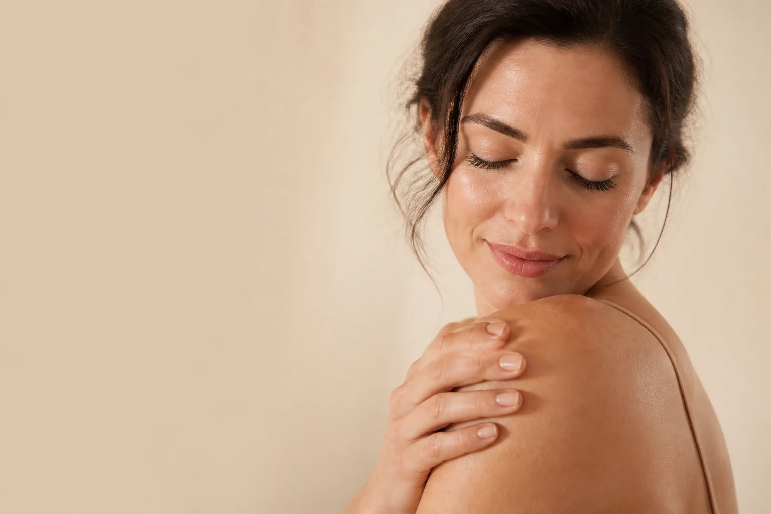 Quiet confidence and natural skin